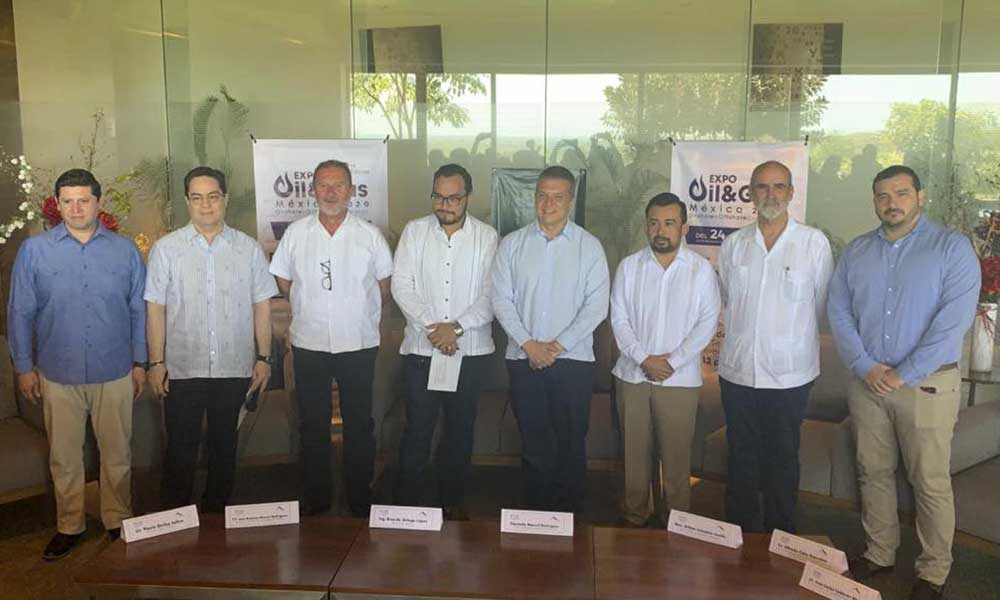 Rueda de prensa de Expo Oil and Gas México 2020