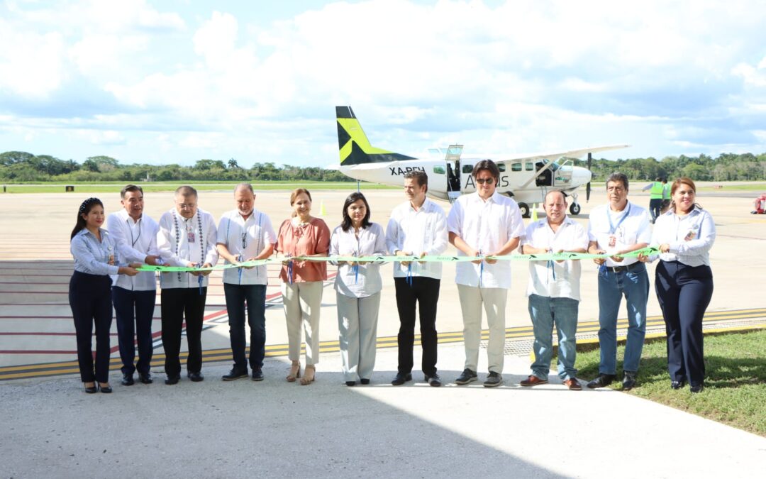 Nuevo vuelo de AERUS fortalece turismo y atracción de inversiones hacia Tabasco: Sedec