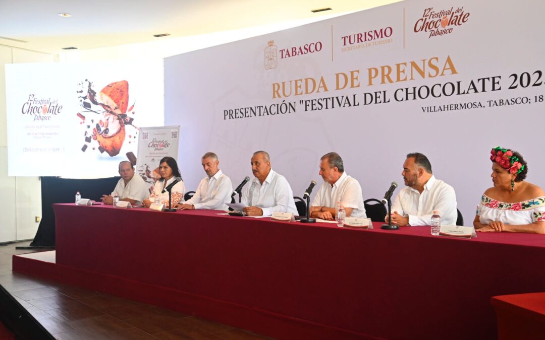 Festival del Chocolate proyectará legado histórico de Tabasco, afirma Carlos Merino